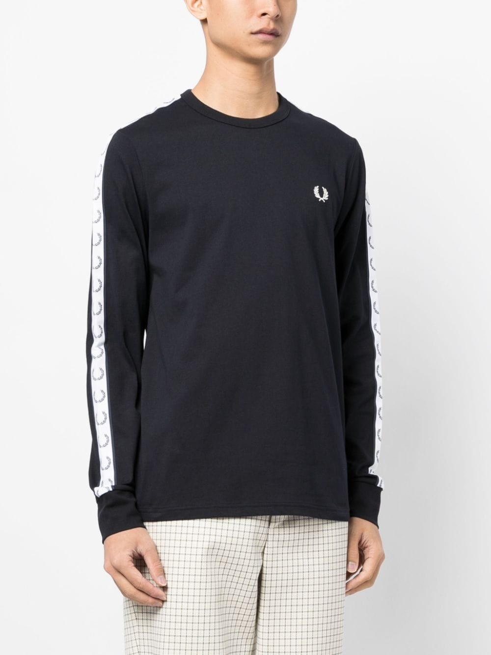 embroidered-logo long-sleeve sweatshirt - 4