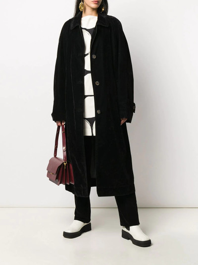 Marni single-breasted oversized coat outlook