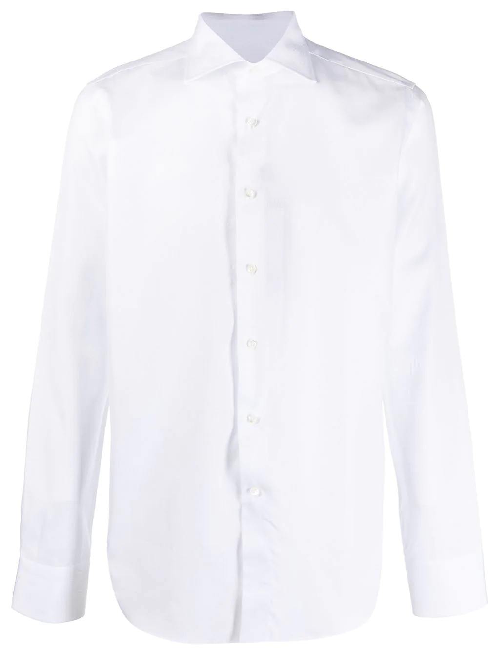 buttoned spread-collar shirt - 1