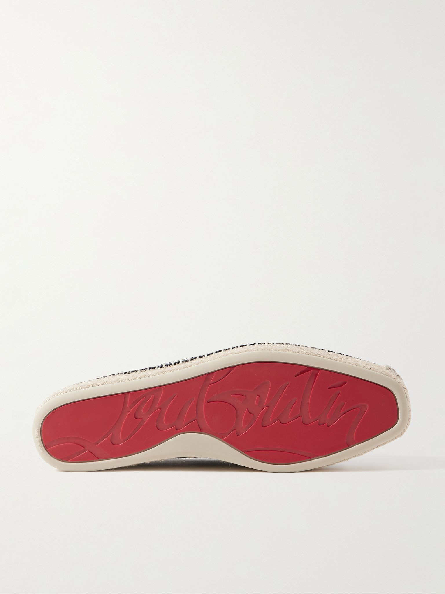 Nanou Logo-Appliquéd Canvas Espadrilles Navy - 3