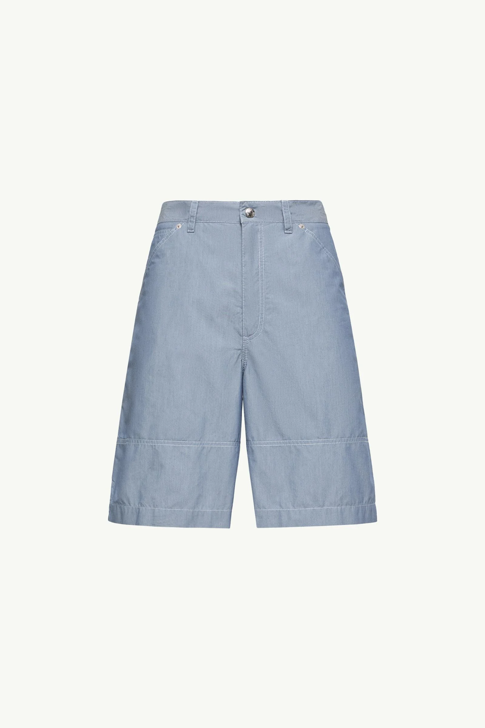 Chambray Cargo Shorts - 1