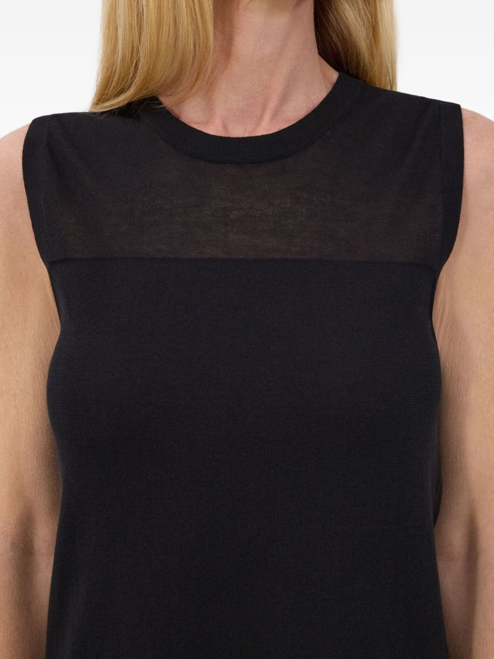 Philae sheer-panels midi dress - 5