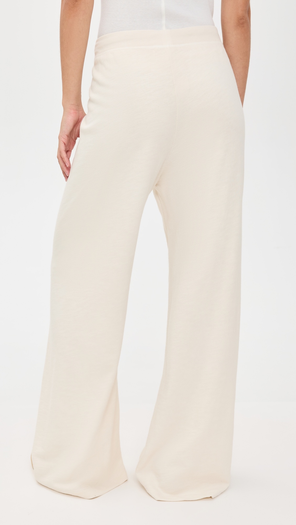 Drawstring Wide Leg Sweatpants - 2