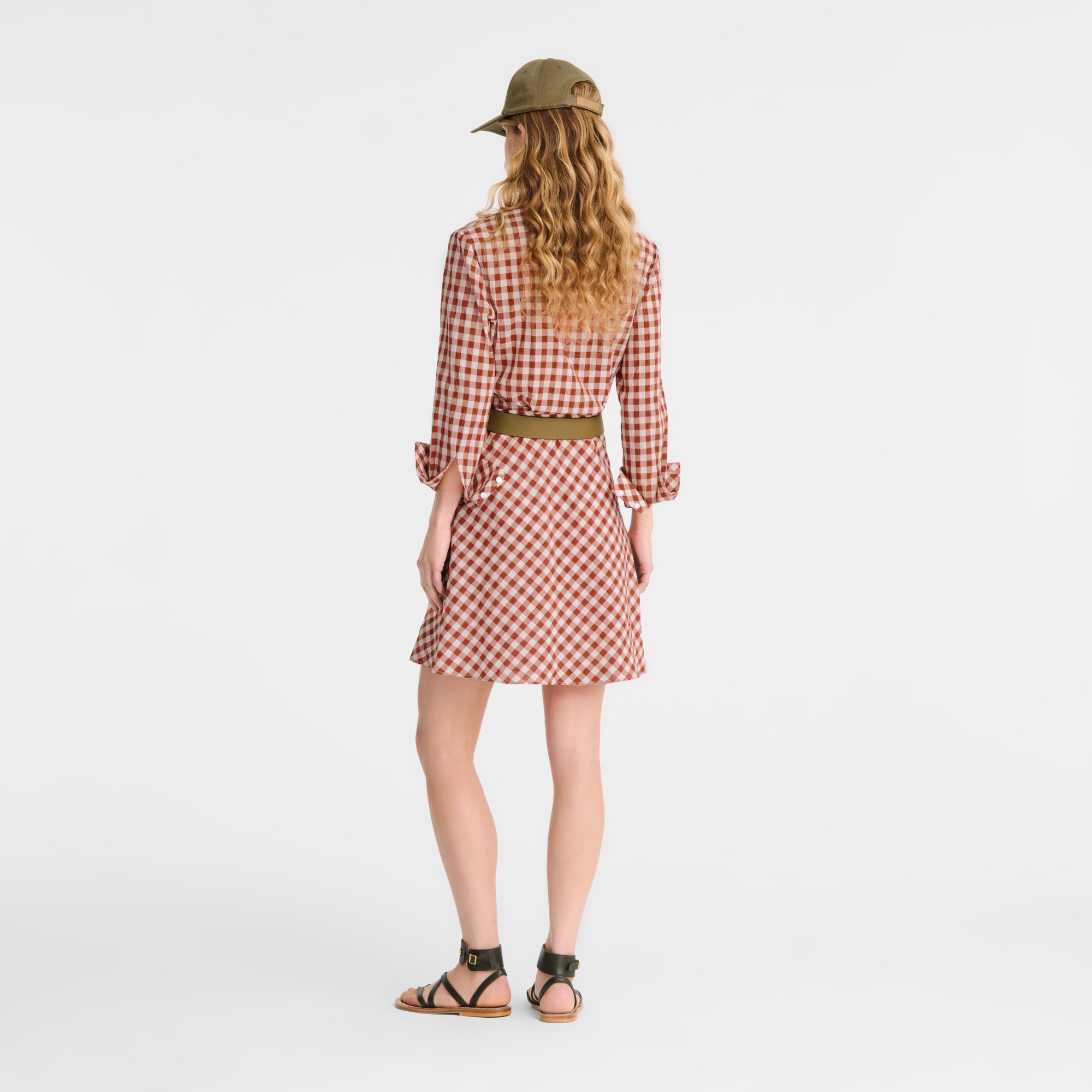 Dress Bark - Vichy jacquard - 3