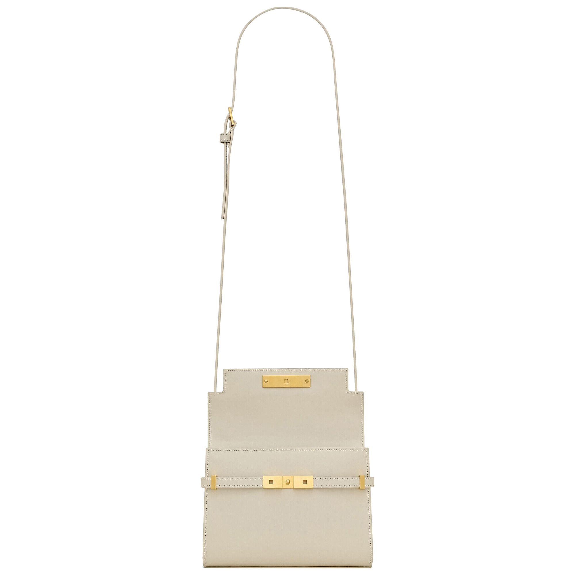 Saint Laurent Manhattan Mini Crossbody Bag 'Blanc Vintage' - 3