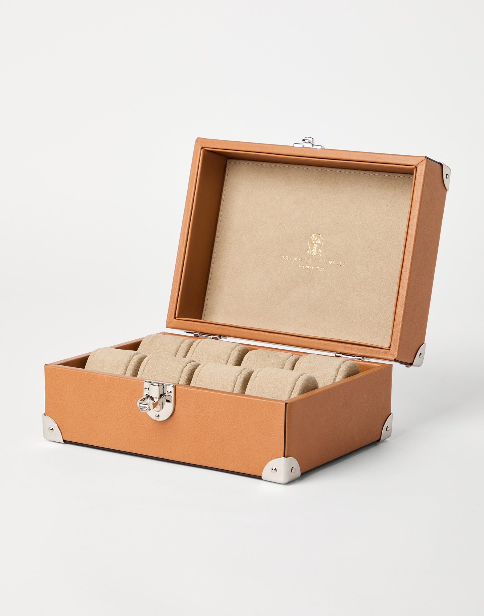 Cowhide watch box - 2