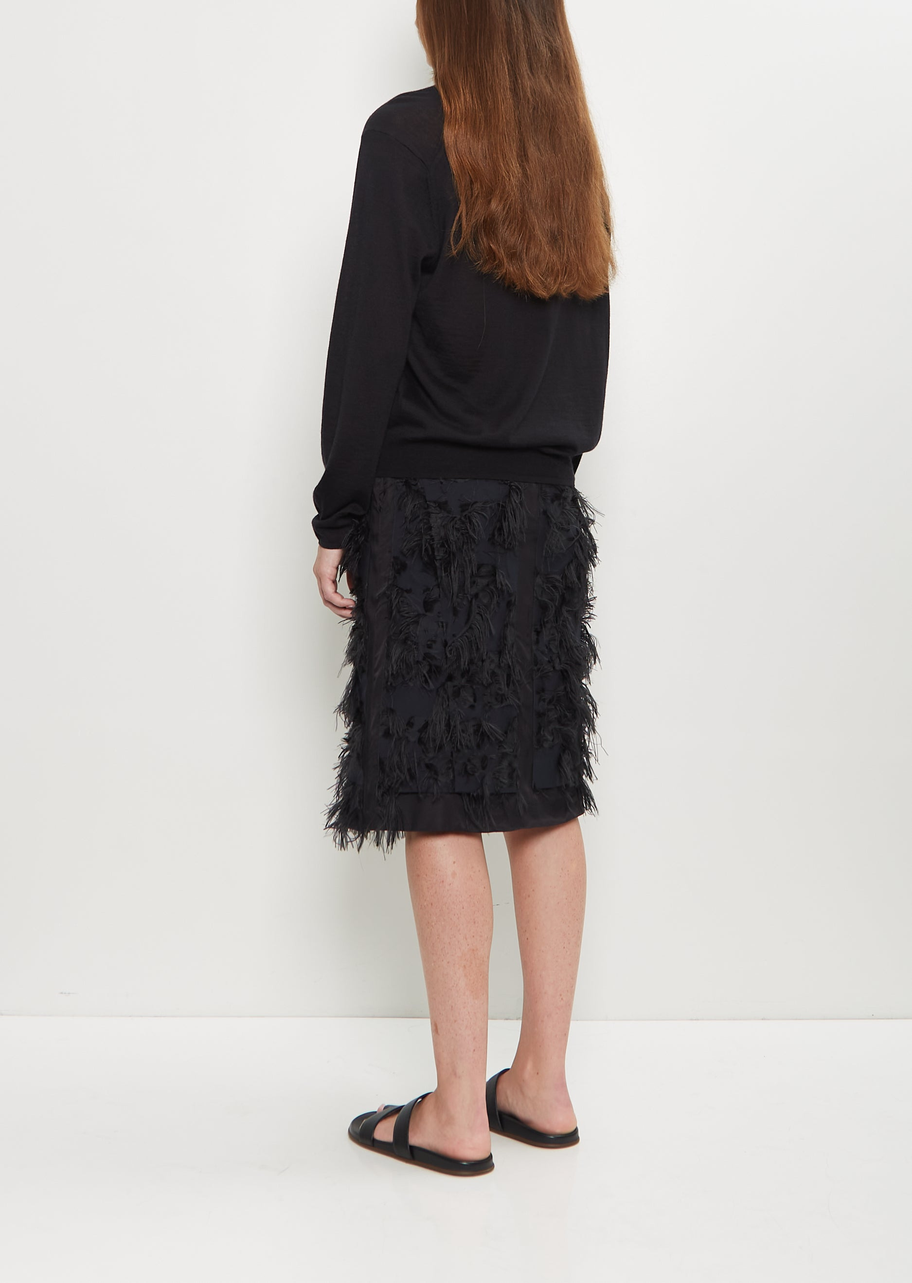 Julio Lightweight Cashmere Sweater — Black - 3