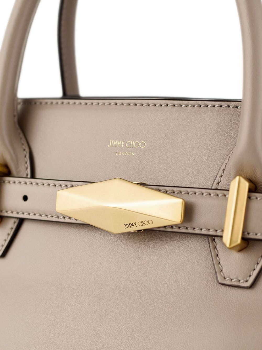 Diamond Belted tote bag - 4