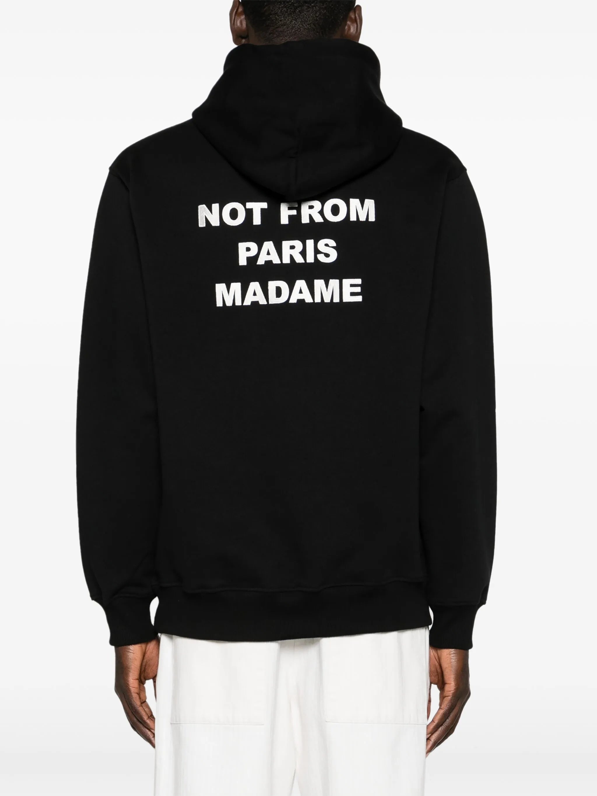 Slogan-print Cotton Hoodie - 3