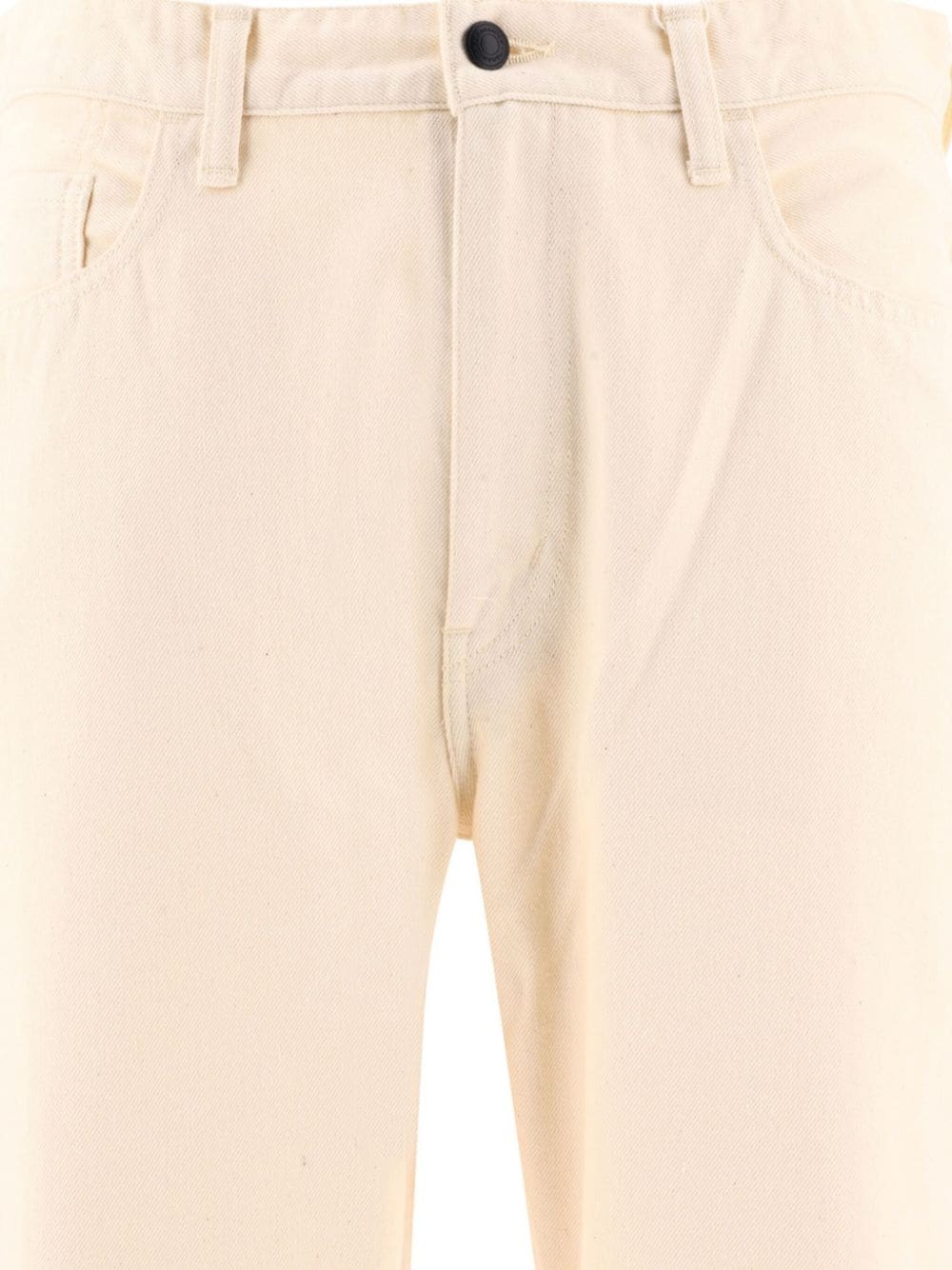 straight-leg cotton trousers - 3