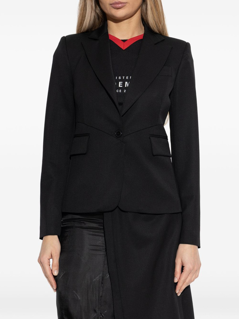 button wool blazer 3