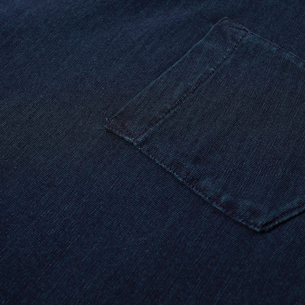 RRL Indigo Dyed Crew Tee - 3