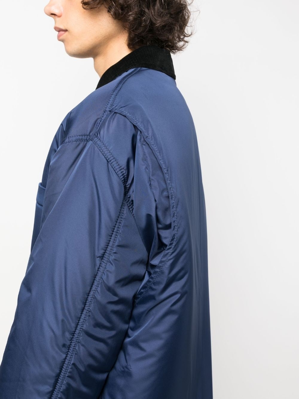 logo-patch lightweight jacket - 5