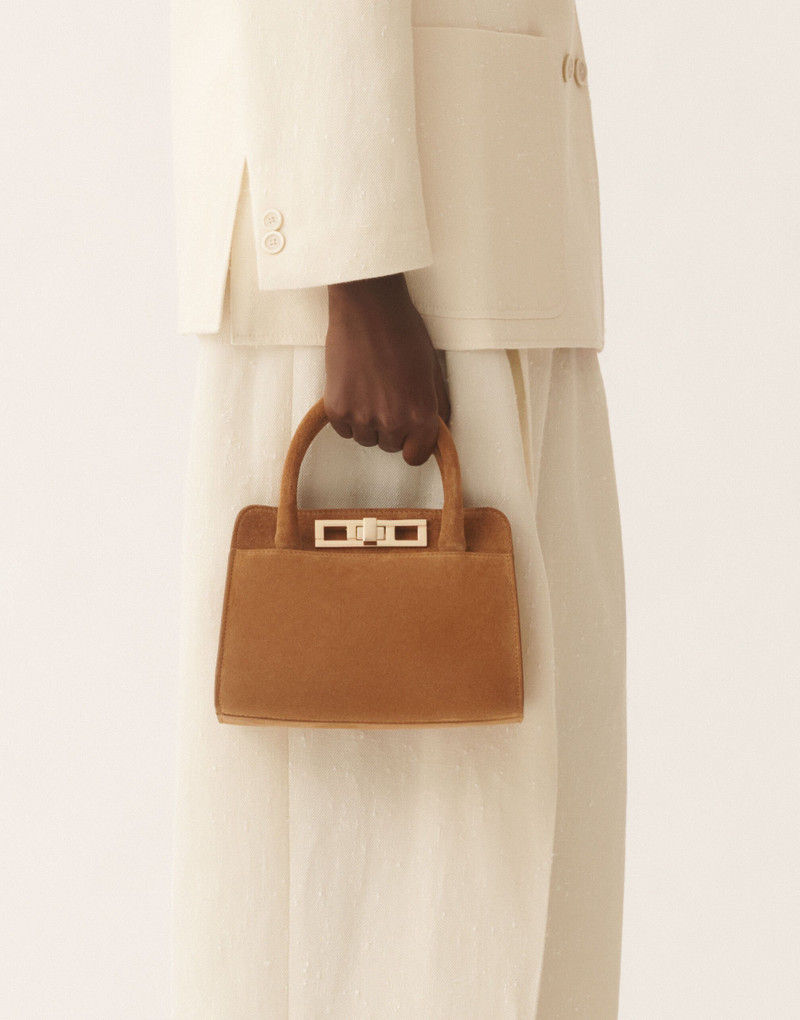 Small suede handbag 5
