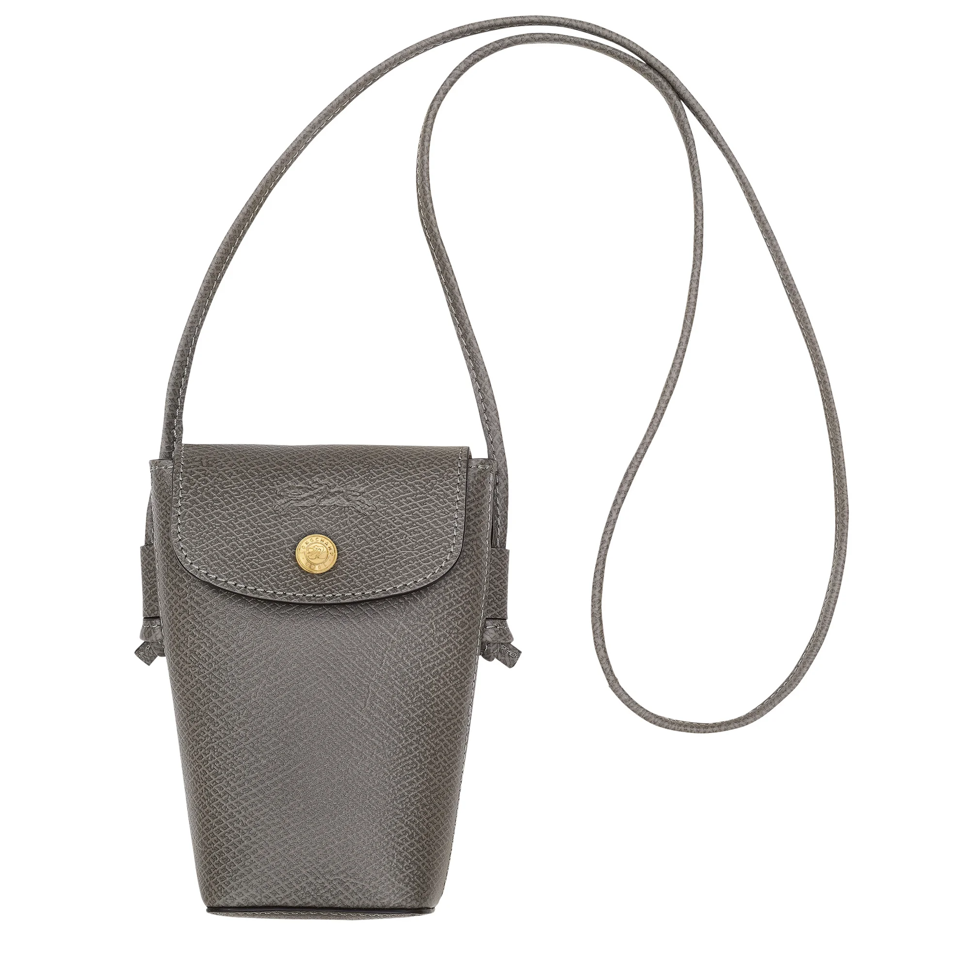 Épure Phone case with leather lace Turtledove - Leather - 1