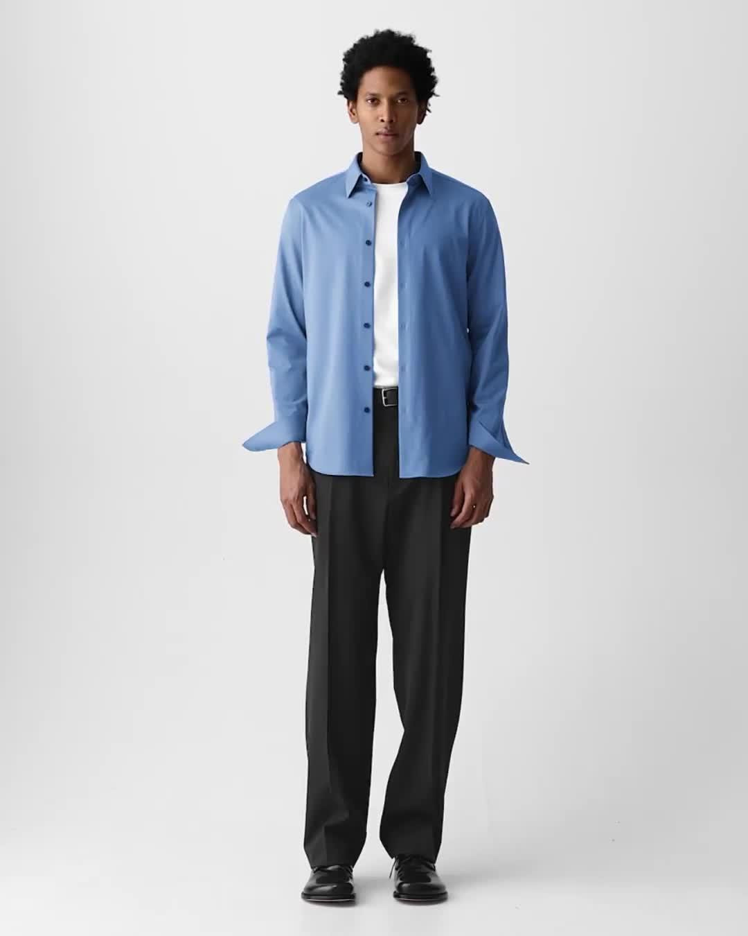 Sylvain Shirt in Structure Knit - 7