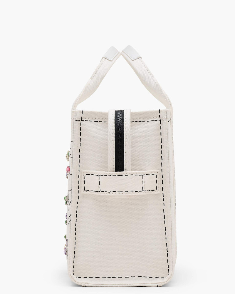 THE TROMPE L'OEIL MANI CANVAS MEDIUM TOTE BAG 5