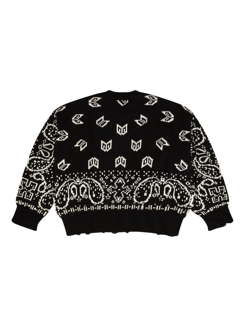 bandana-print cotton jumper - 2