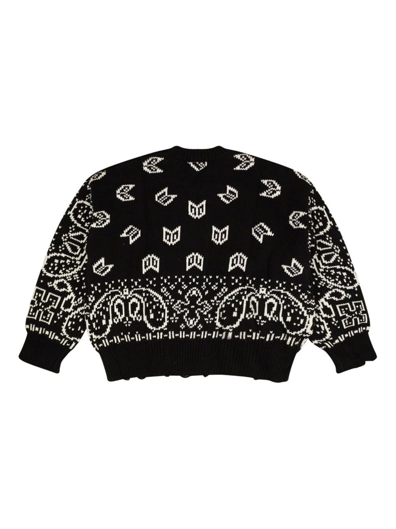 Rhude bandana-print cotton jumper outlook