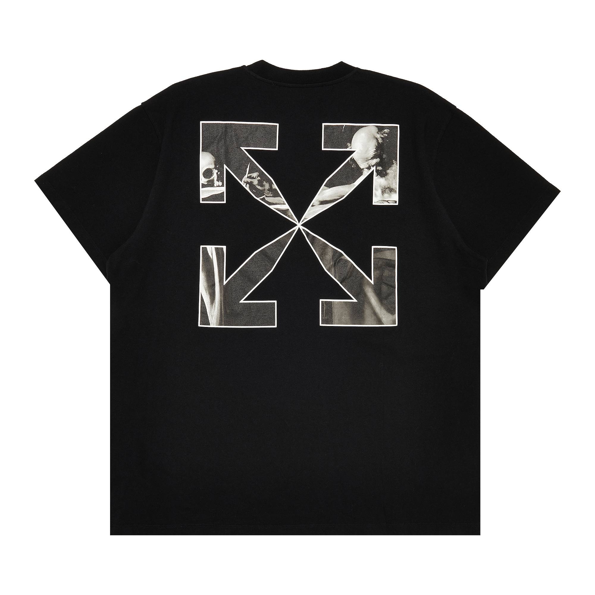 Off-White Caravag Arrow Over Short-Sleeve Tee 'Black' - 2