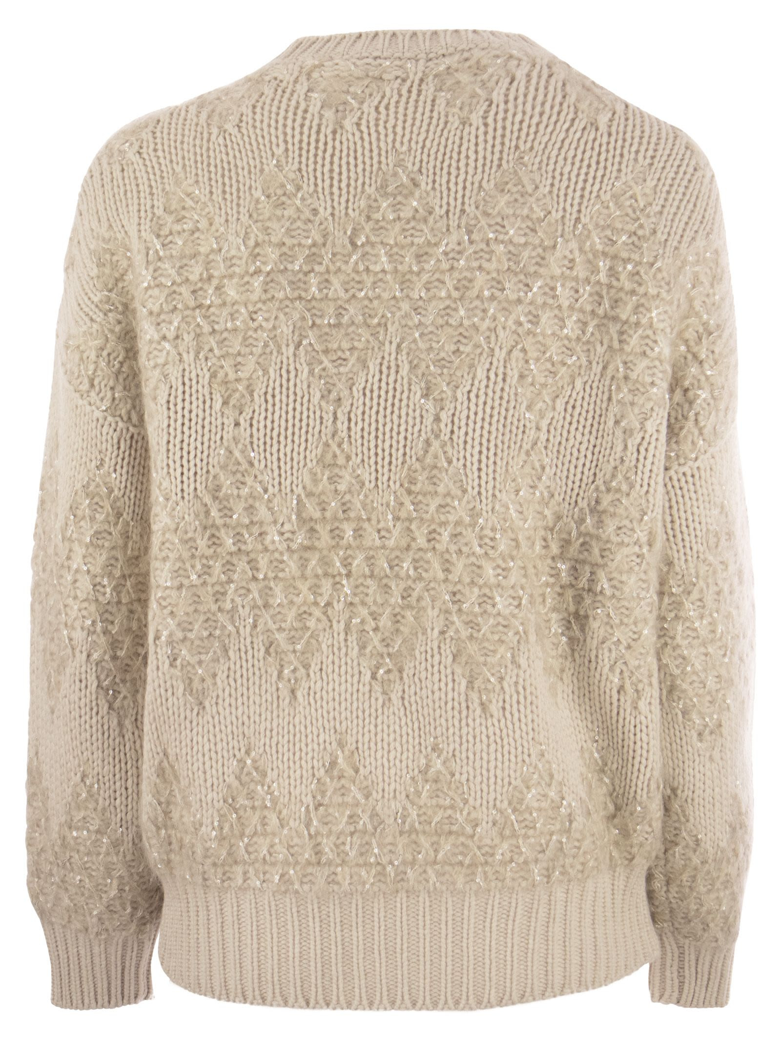 Brunello Cucinelli Women Wool, Silk And Cashmere Sweater - 2