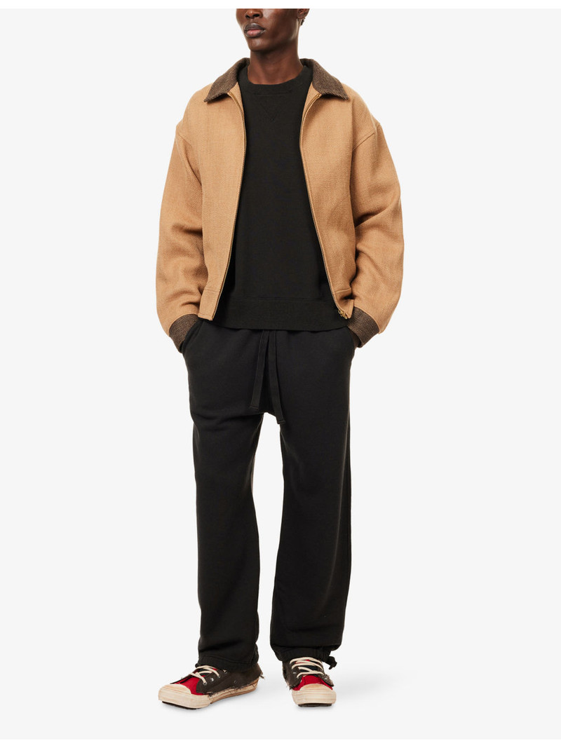 visvim Drawstring Wide-Leg Wool-Blend Jogging Bottoms outlook