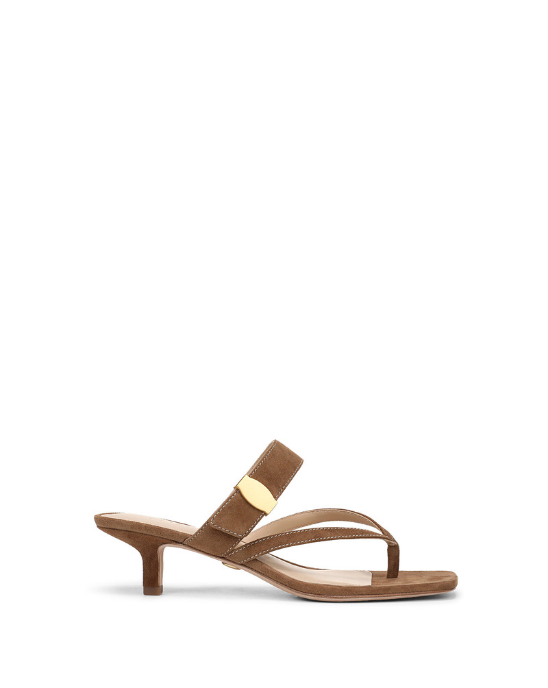 SALVA DASH KITTEN-HEEL SANDAL 6