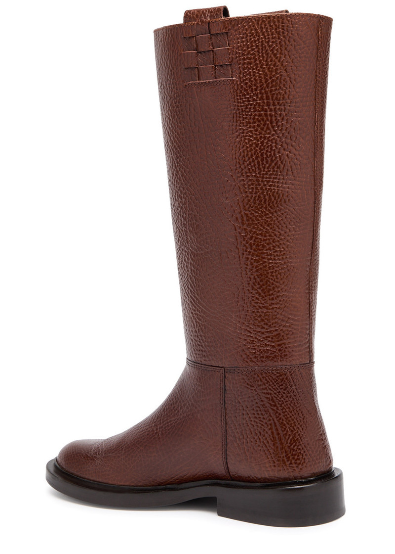 HEREU Hereu Anella Leather Knee-high Boots outlook