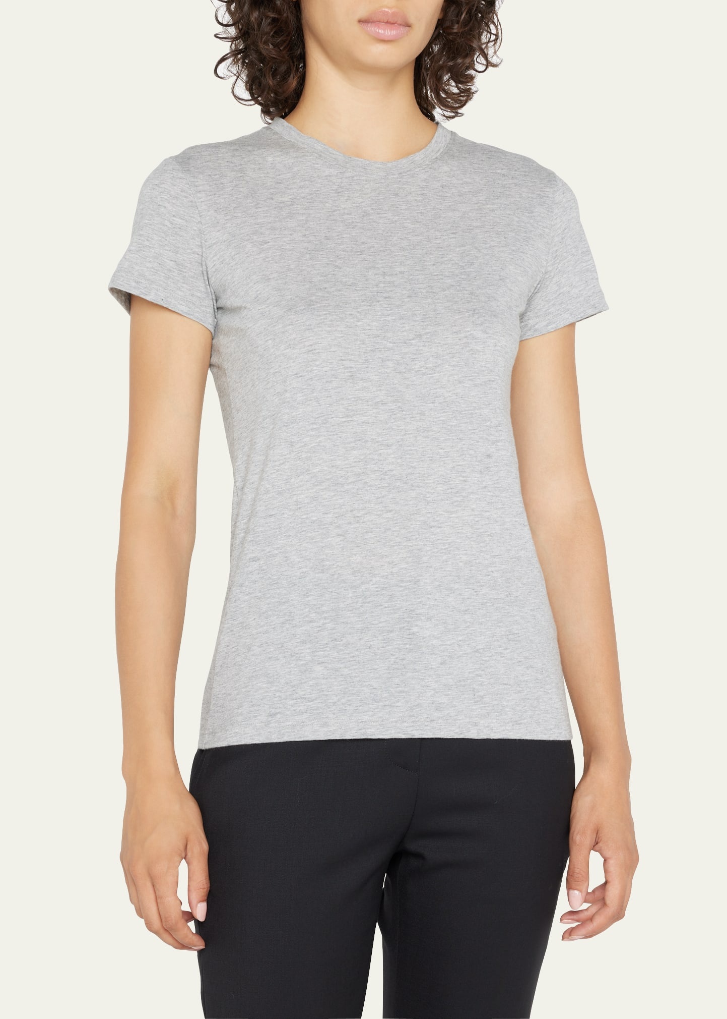 Essential Crewneck Pima Cotton Tee - 4