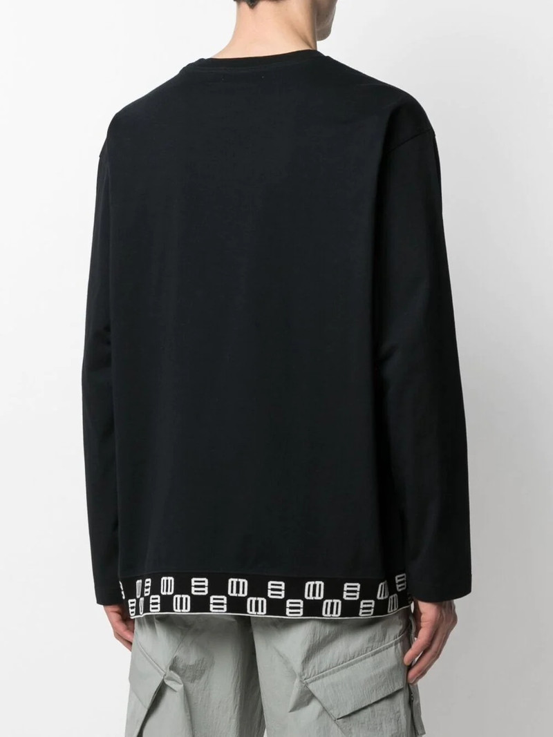 logo-print long-sleeved T-shirt 4