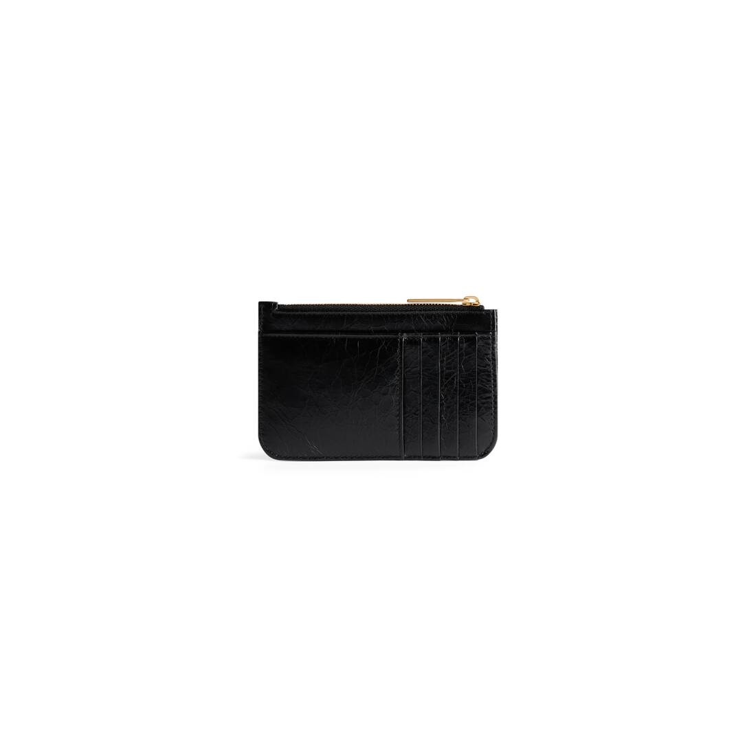 Women's Monaco Long Coin And Card Holder With Flap  in Black - 2