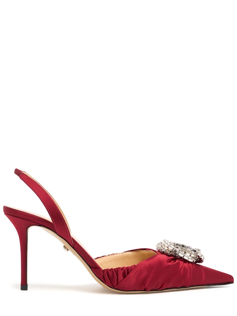 85mm Galaxy satin slingback heels - 1