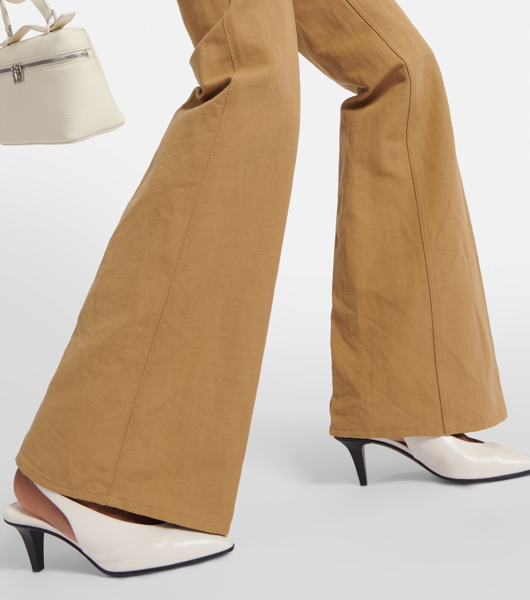 Rebecca leather slingback pumps - 4