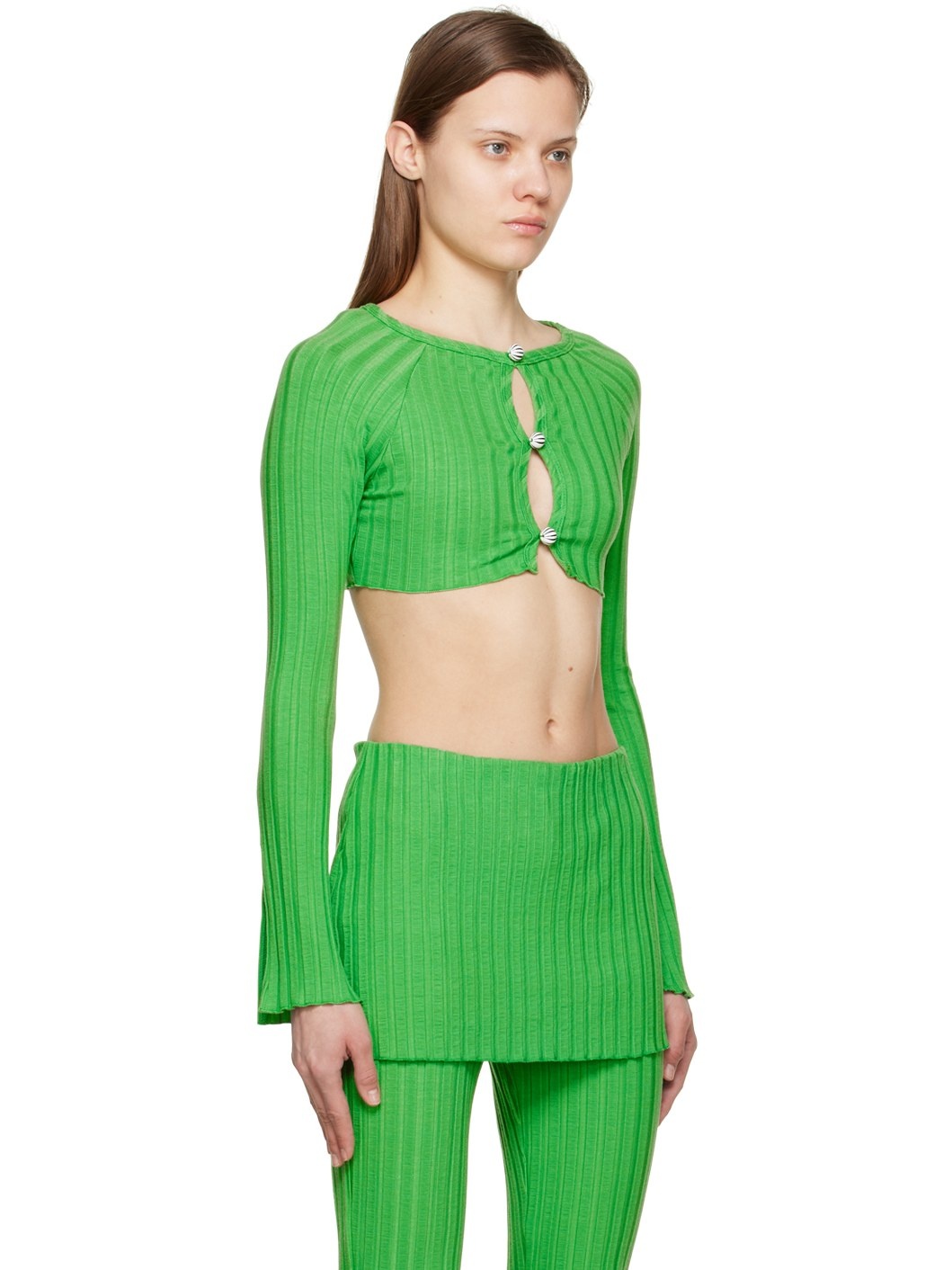 Green Nirvana Cardigan - 2