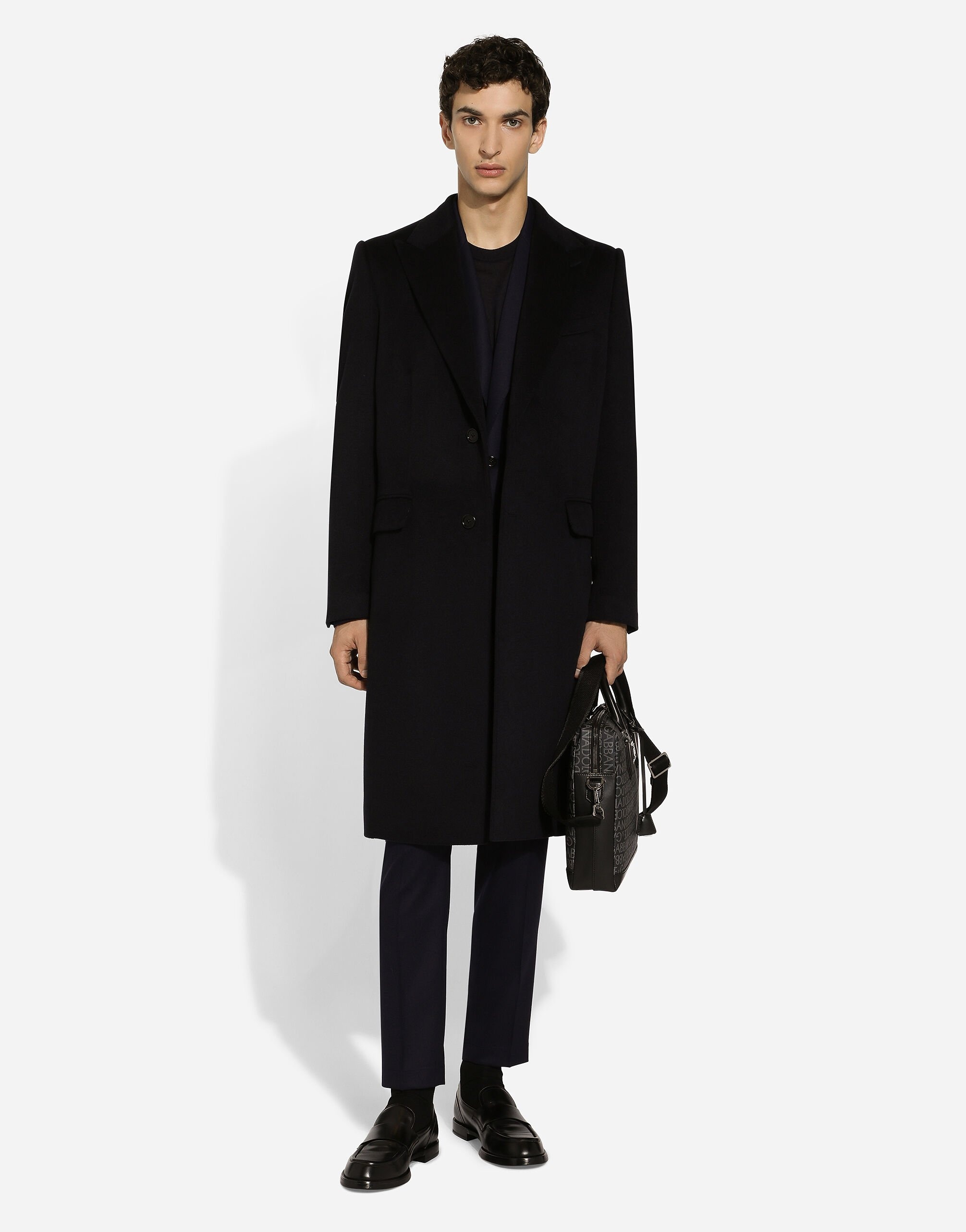 Single-breasted cashmere coat - 2