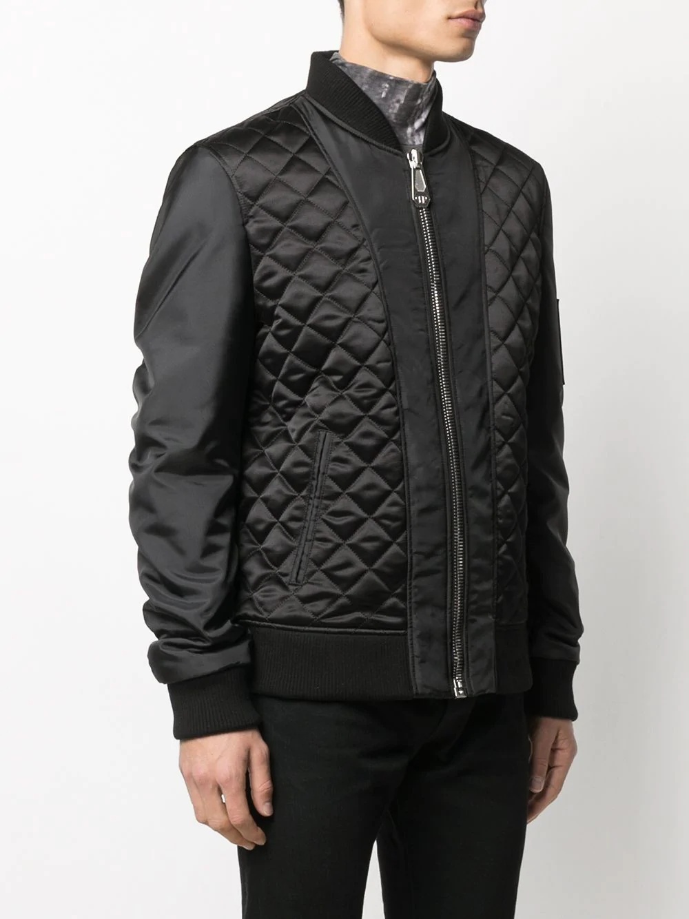 Iconic Plein quilted bomber jacket - 3