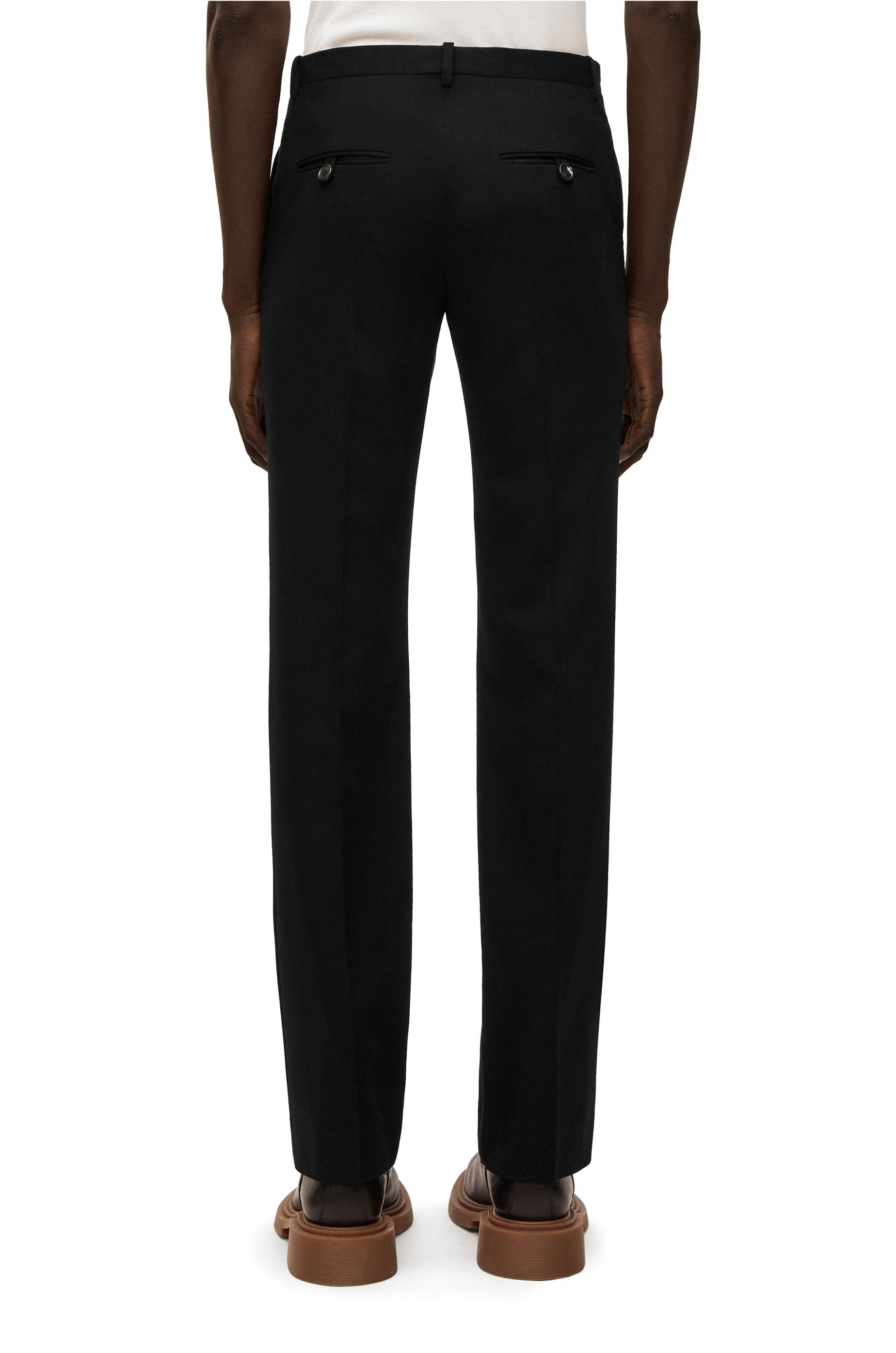 Tailored trousers in wool - 4