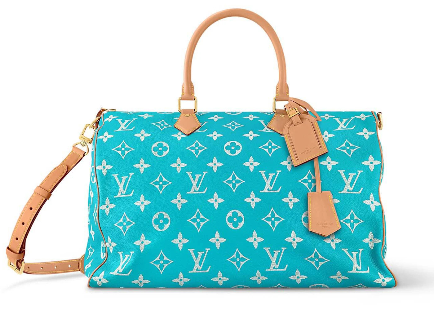 Louis Vuitton Speedy P9 Bandouliere 50 Turquoise - 1
