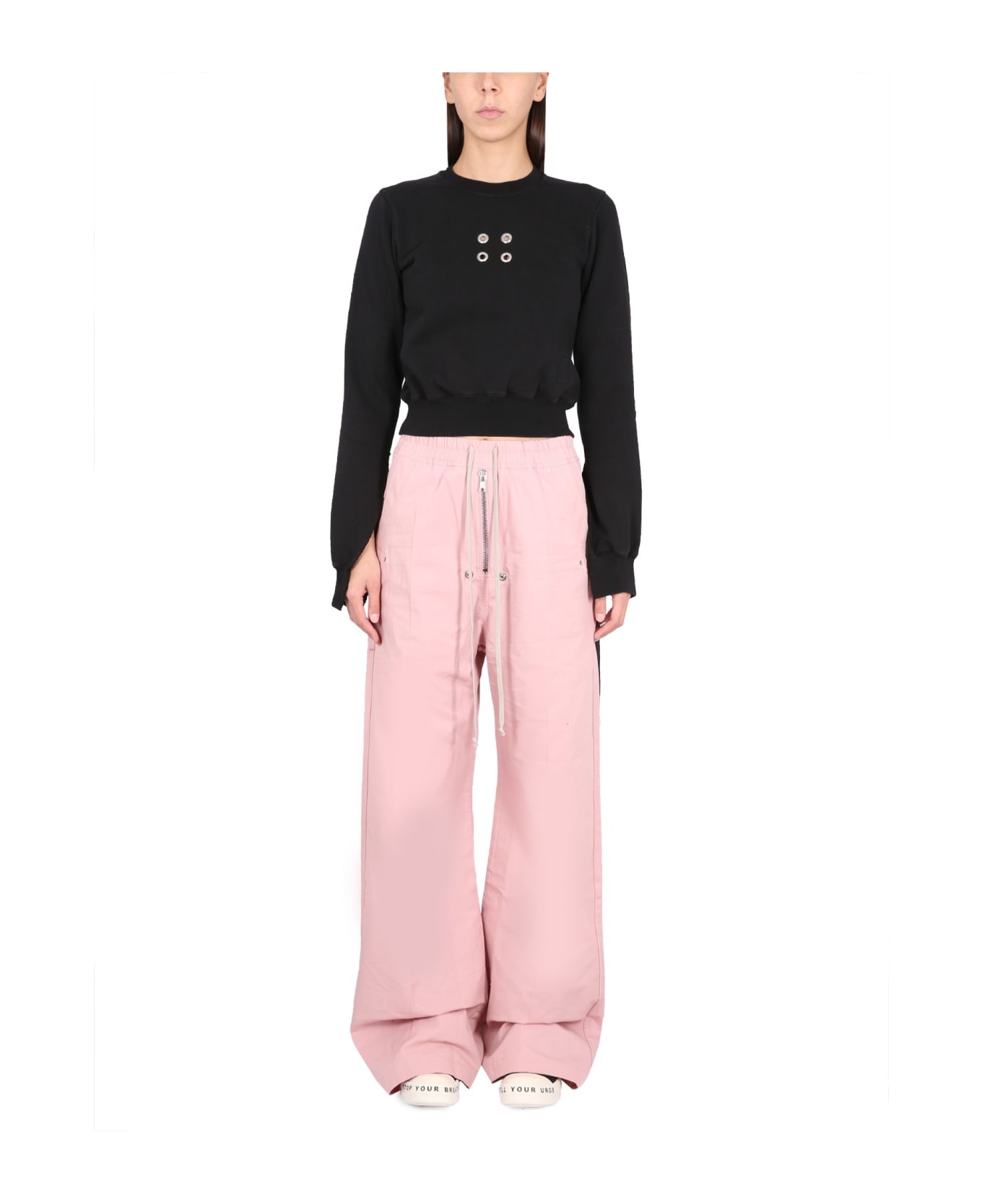 Rick Owens DRKSHDW Cropped Sweatshirt | italist | REVERSIBLE