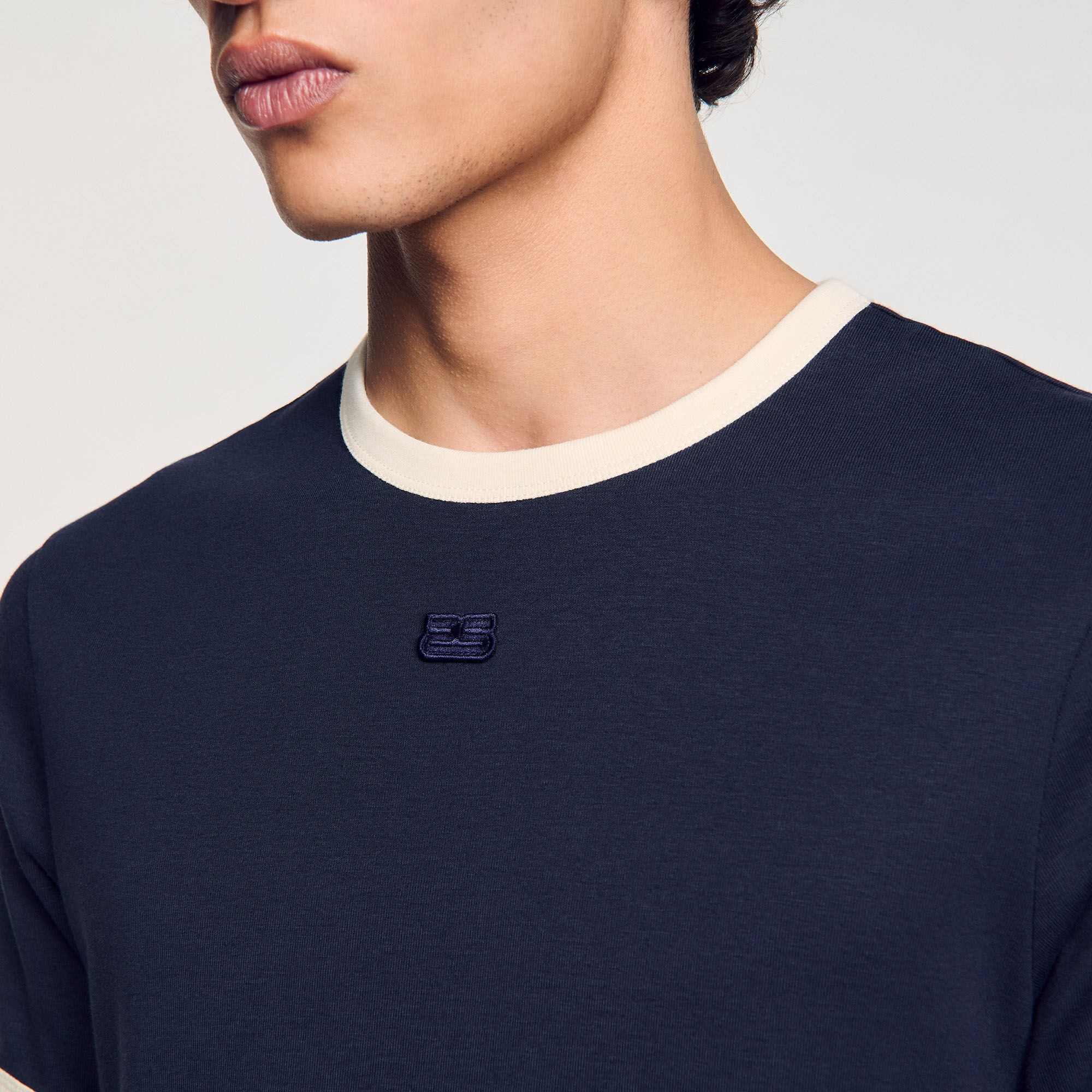 TWO-TONE PATCH T-SHIRT - 3