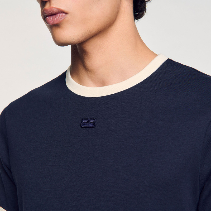 TWO-TONE PATCH T-SHIRT 3