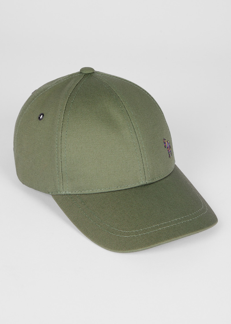 Paul Smith Dark Green Zebra Logo Baseball Cap outlook