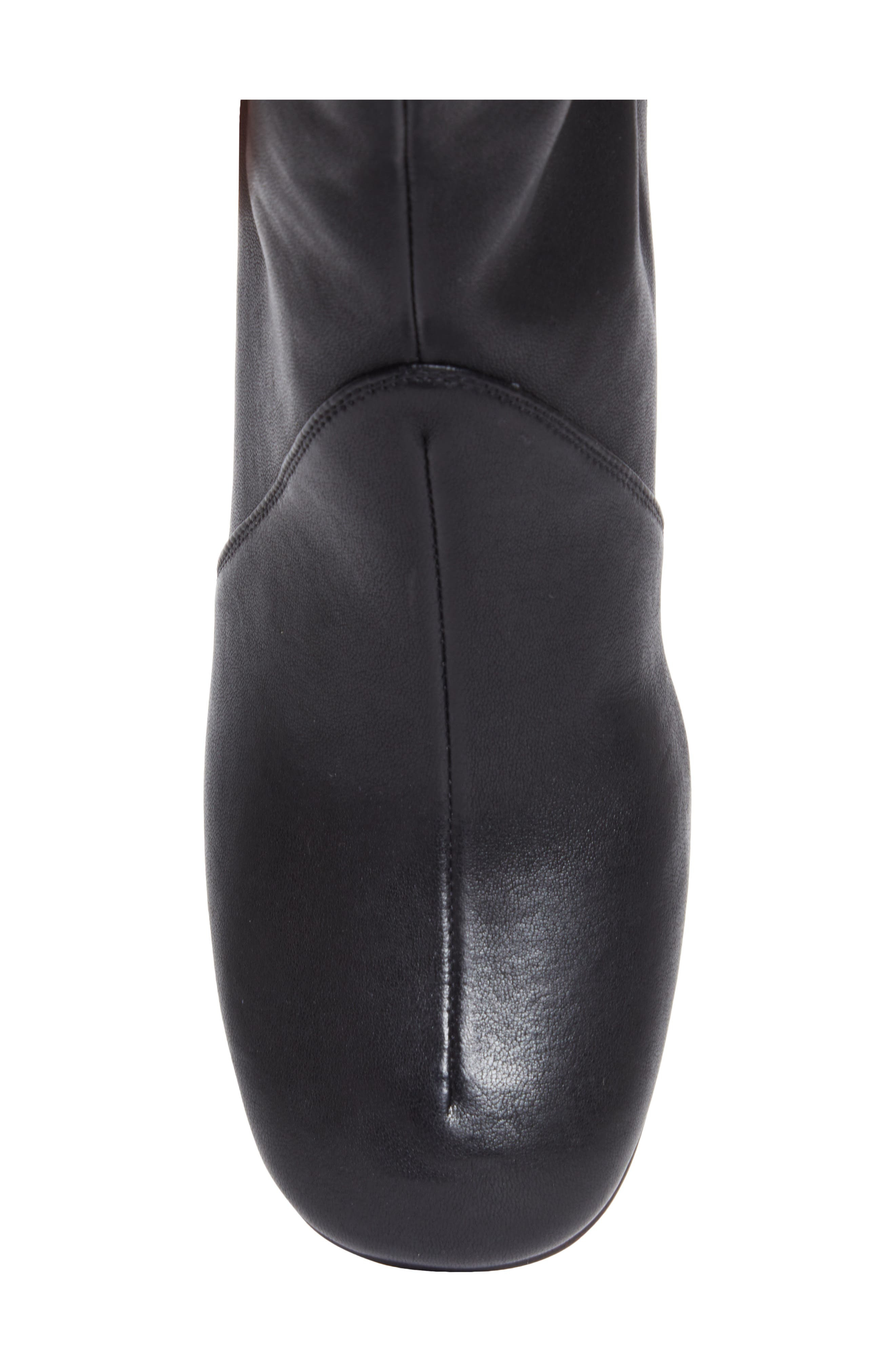 Miu Miu Stretch Leather Bootie in Nero at Nordstrom - 5