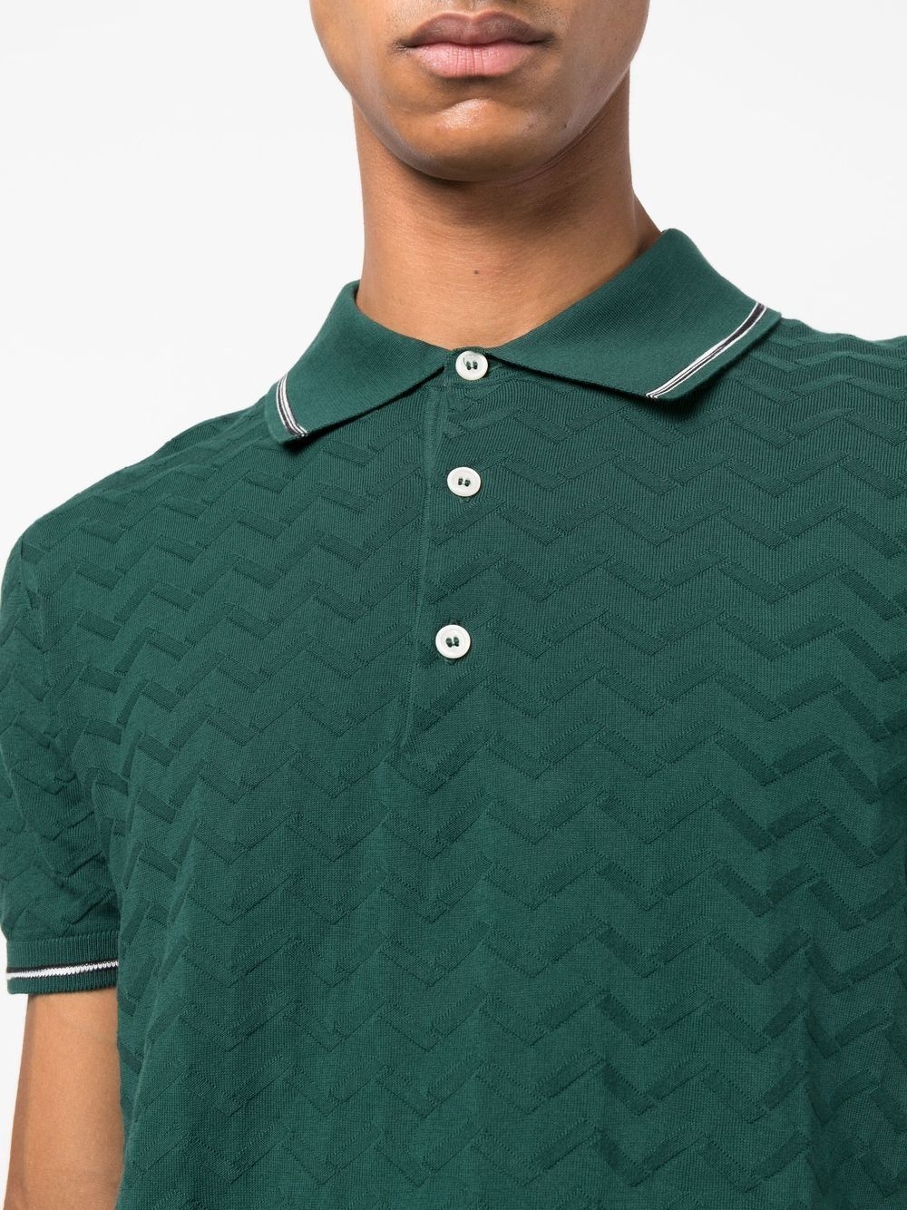 chevron  polo shirt - 5