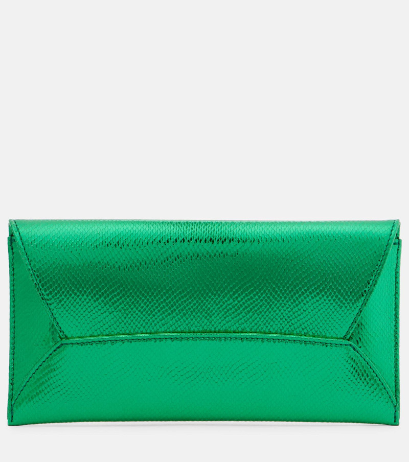 Envelope Small metallic leather clutch 1