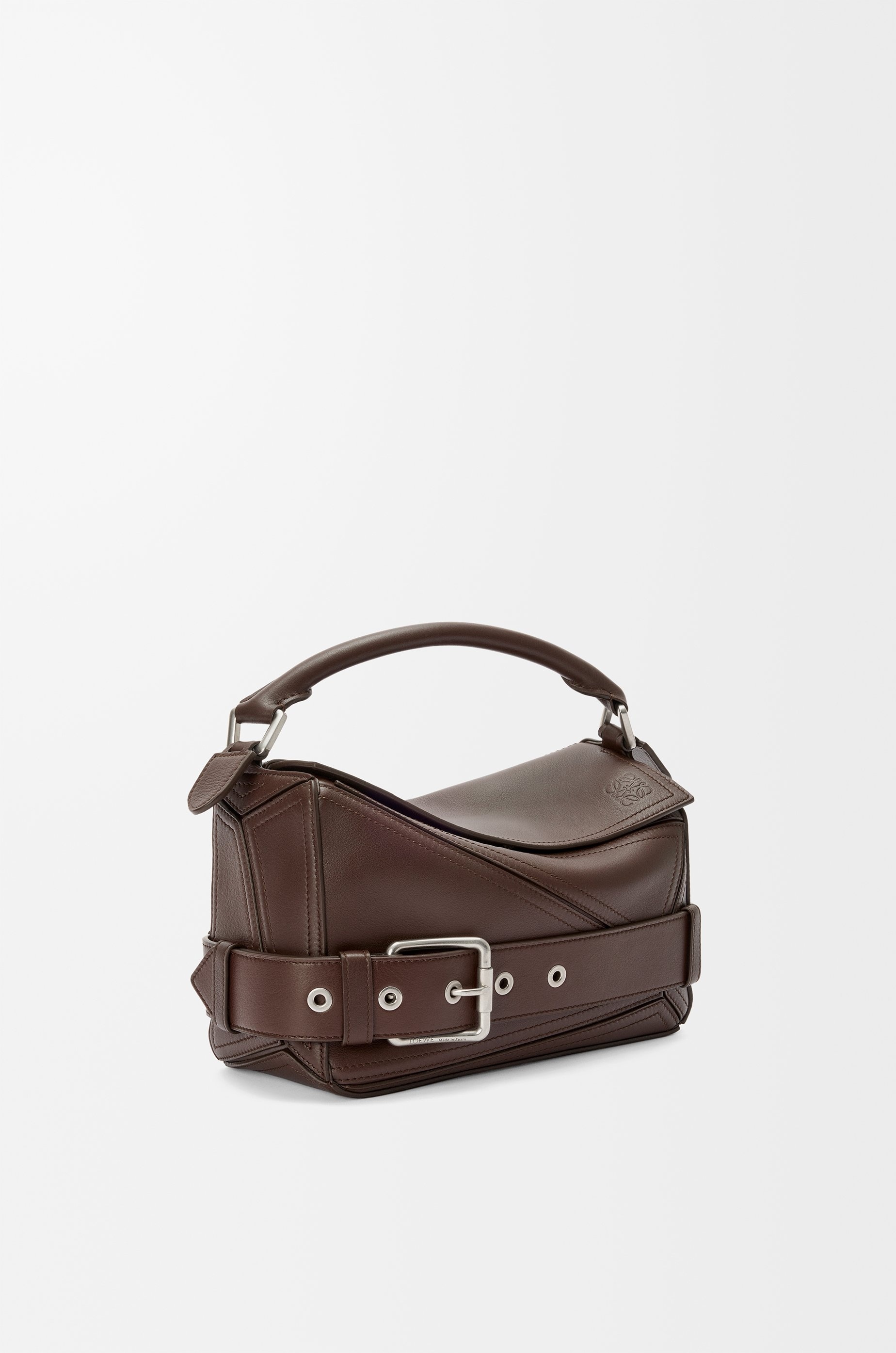 Small Puzzle Biker bag in shiny calfskin - 4