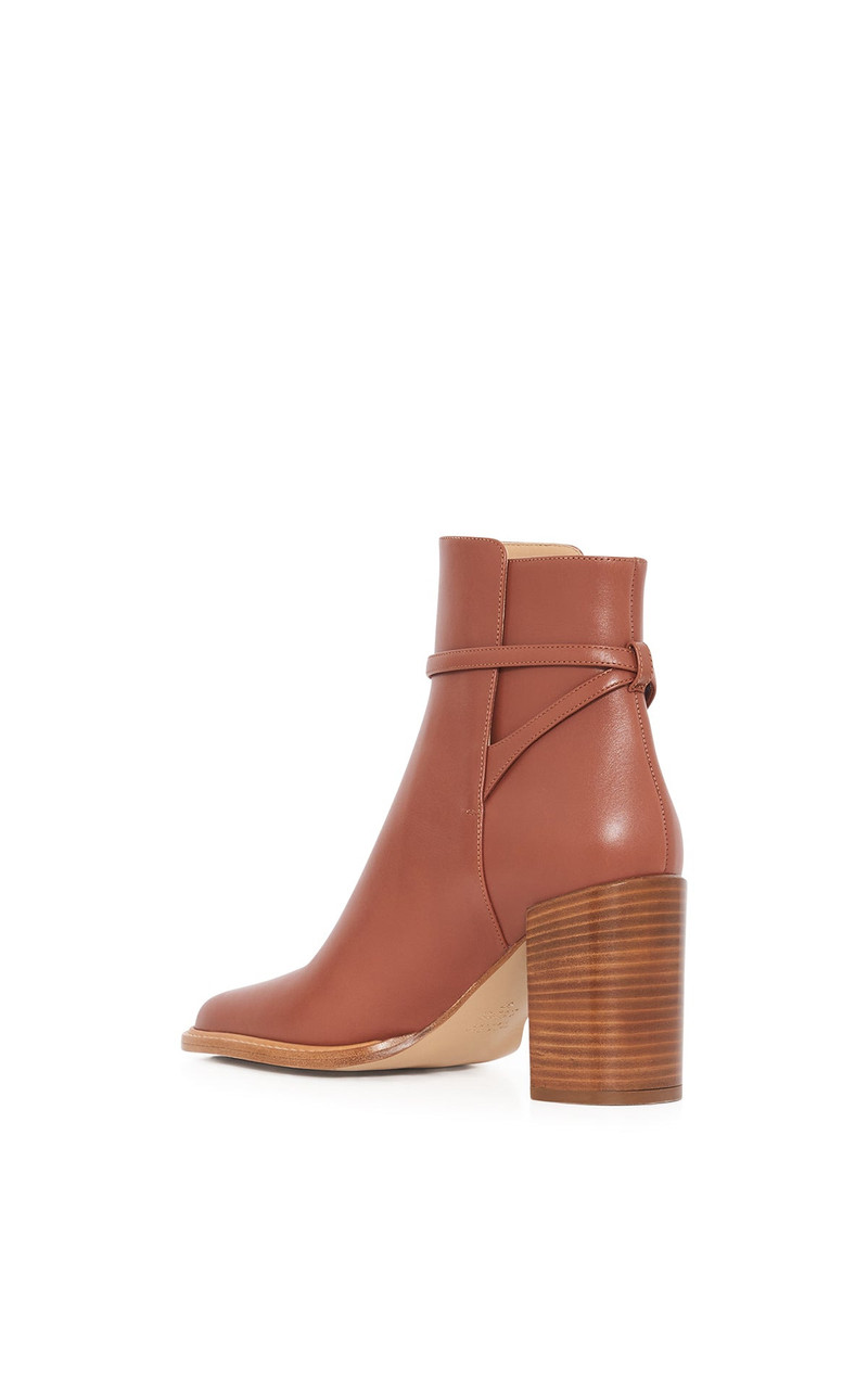 GABRIELA HEARST Nina Clasp Ankle Boot in Cognac Leather outlook