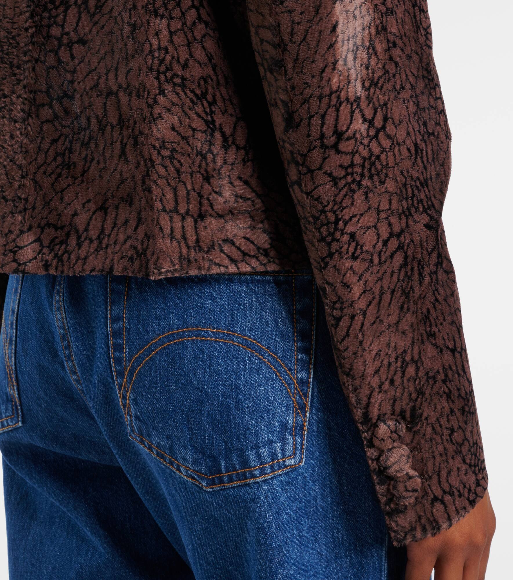 Shamo Bolero velvet jacket - 6
