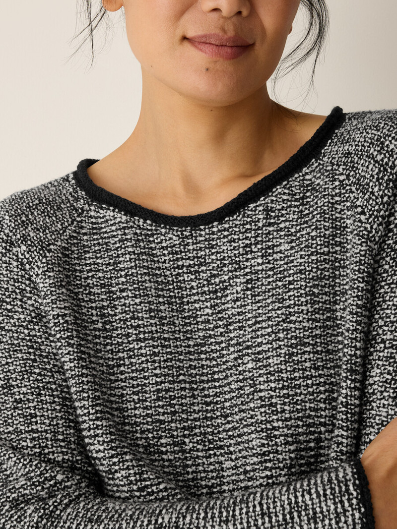 Peruvian Cotton Cloud Jewel Neck Top 5