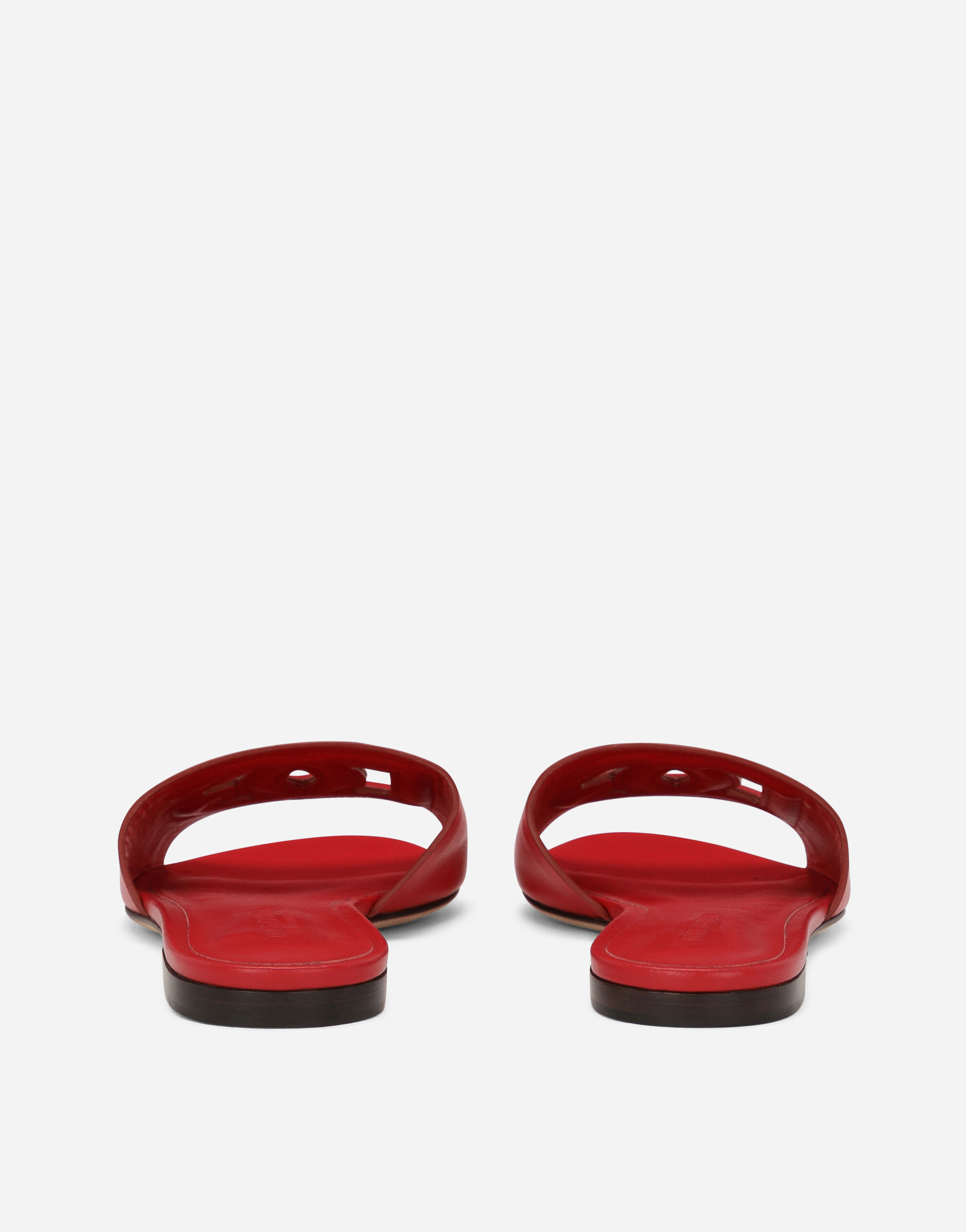 Calfskin sliders with DG logo - 3